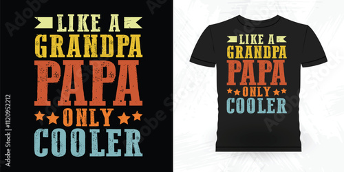 Dad Lover Father's Day Funny Beard Lover Retro Vintage Beard T-shirt Design