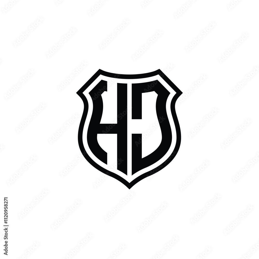 HJ monogram logo design letter text name symbol monochrome logotype alphabet character simple logo HJ monogram logo design letter text name symbol monochrome logotype alphabet character simple logo