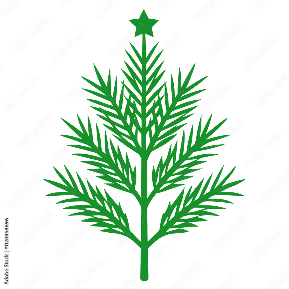 illustration of a Christmas tree illustration of a Christmas tree