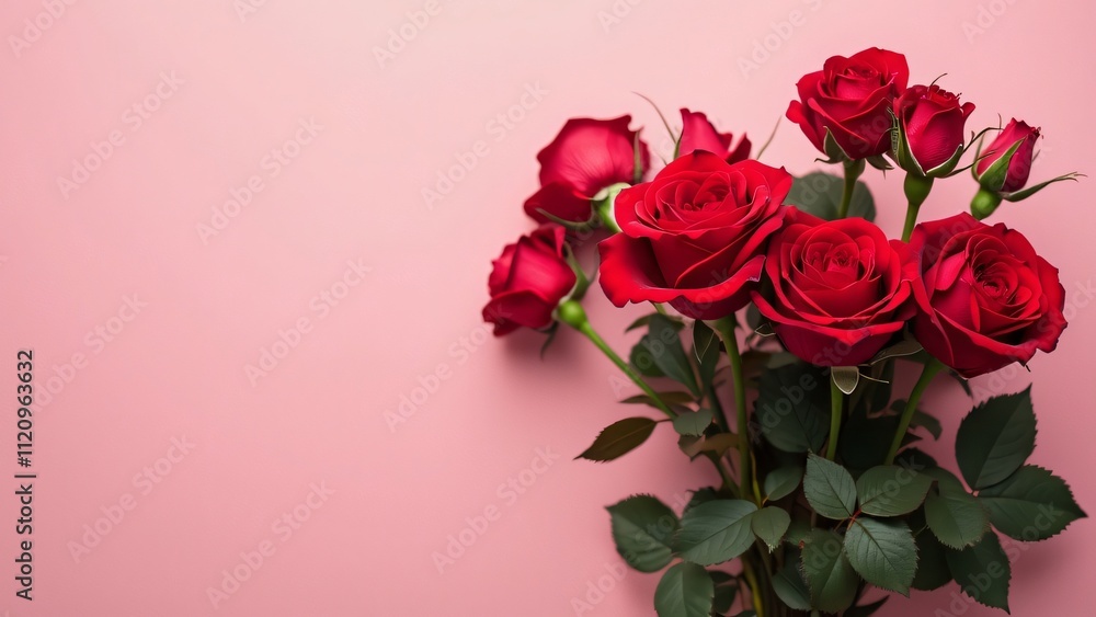 Stunning Bouquet of Red Roses on Pink Background, High-Resolution Image of Romantic Red Roses, Perfect for Valentine's Day, Anniversary, or Love-Themed Designs Stunning Bouquet of Red Roses on Pink Background, High-Resolution Image of Romantic Red Roses, Perfect for Valentine's Day, Anniversary, or Love-Themed Designs