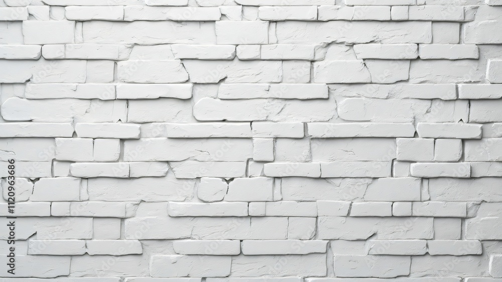 High-Resolution White Brick Wall Texture, Close-Up Top View, Clean Minimalist Background for Design Projects High-Resolution White Brick Wall Texture, Close-Up Top View, Clean Minimalist Background for Design Projects