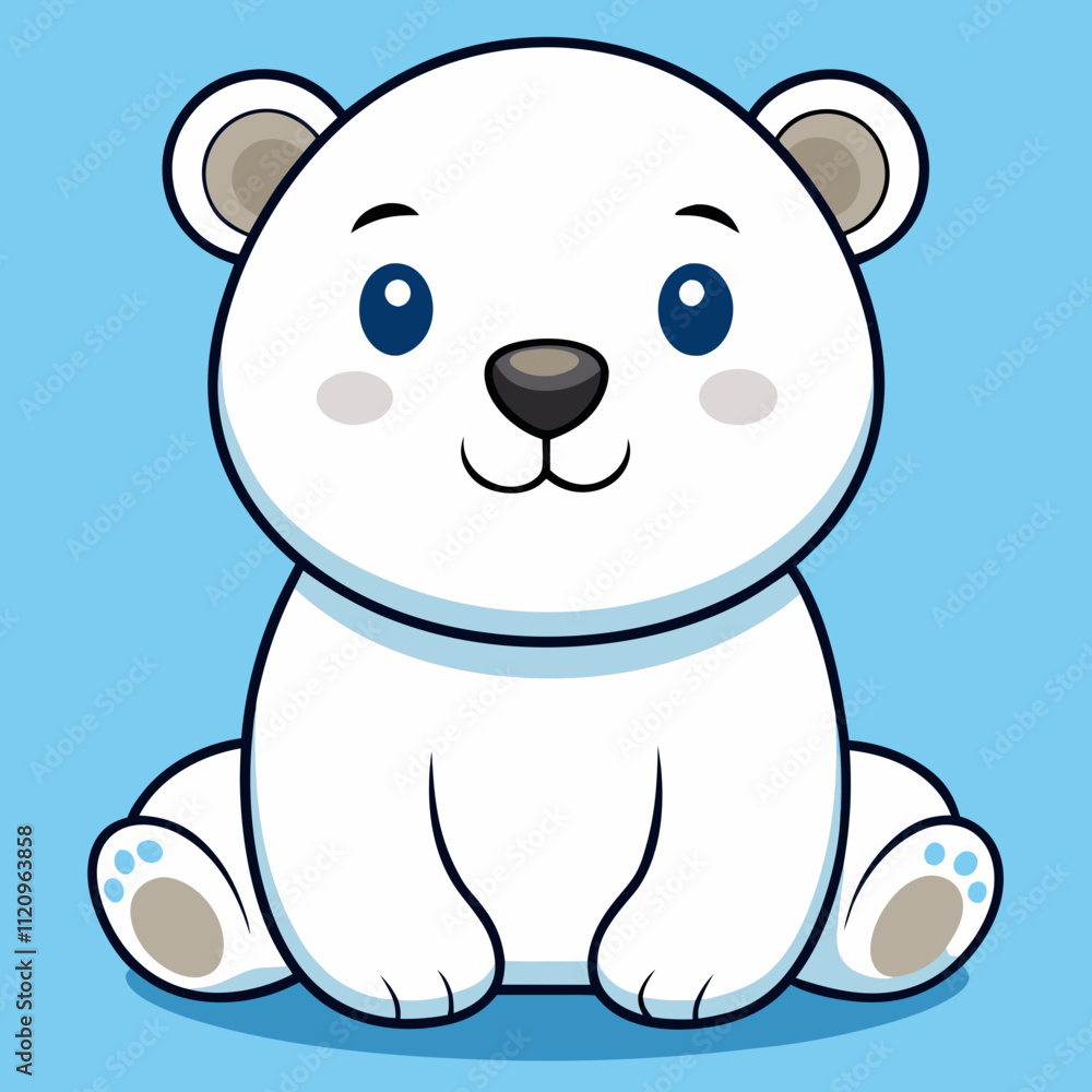 Naklejka premium Bear cartoon vector illustration