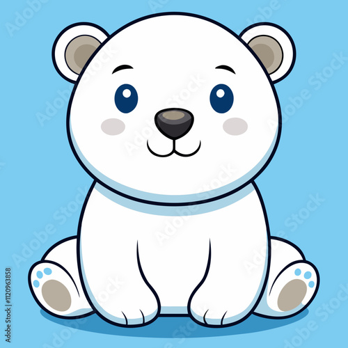 Bear cartoon vector illustration