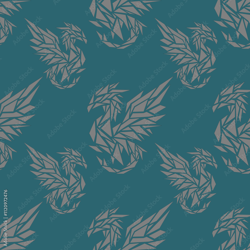 seamless pattern with Dragon seamless pattern with Dragon