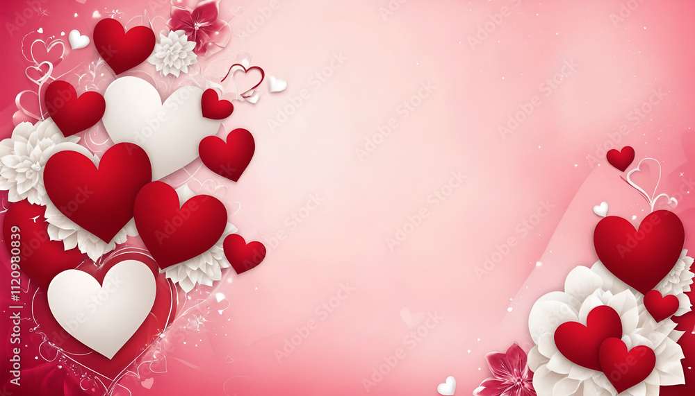 valentine background with hearts valentine background with hearts