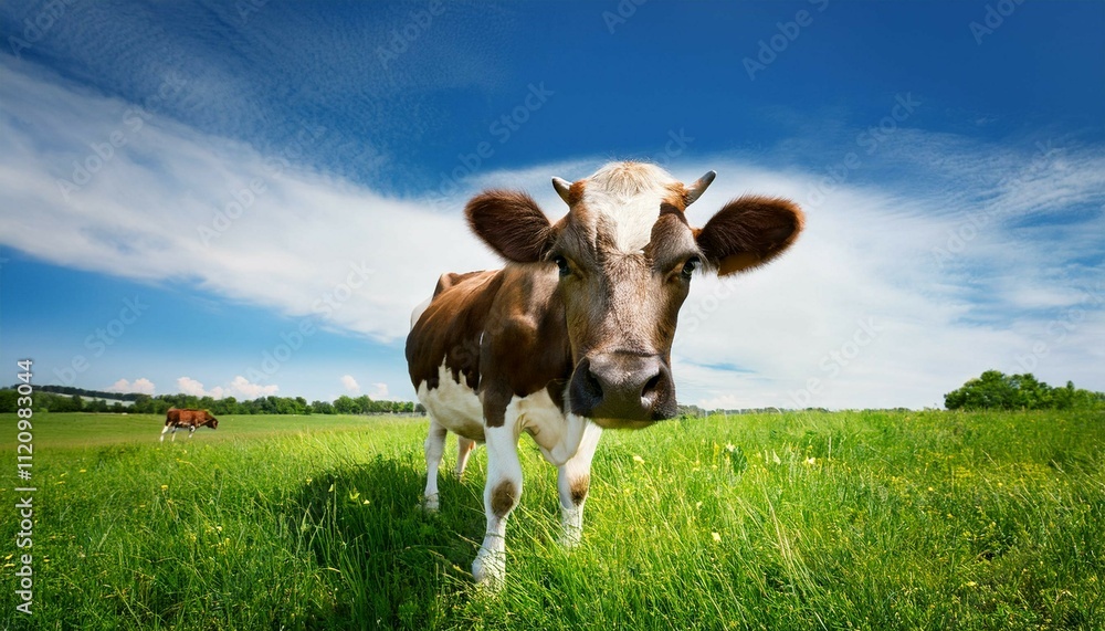 cow on a meadow cow on a meadow