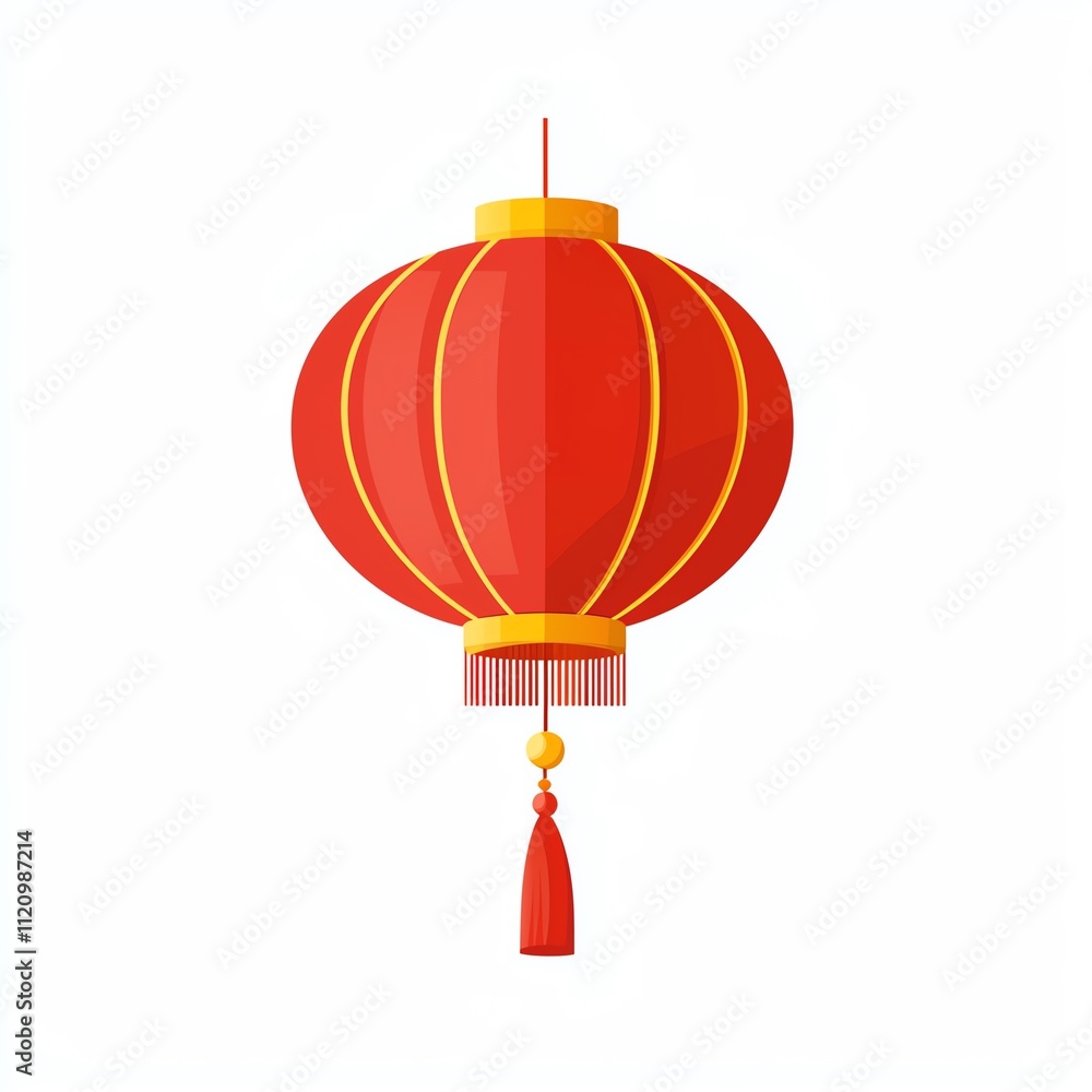 A vibrant red lantern with yellow accents, symbolizing celebration and culture, often associated with festivals and traditions. A vibrant red lantern with yellow accents, symbolizing celebration and culture, often associated with festivals and traditions.