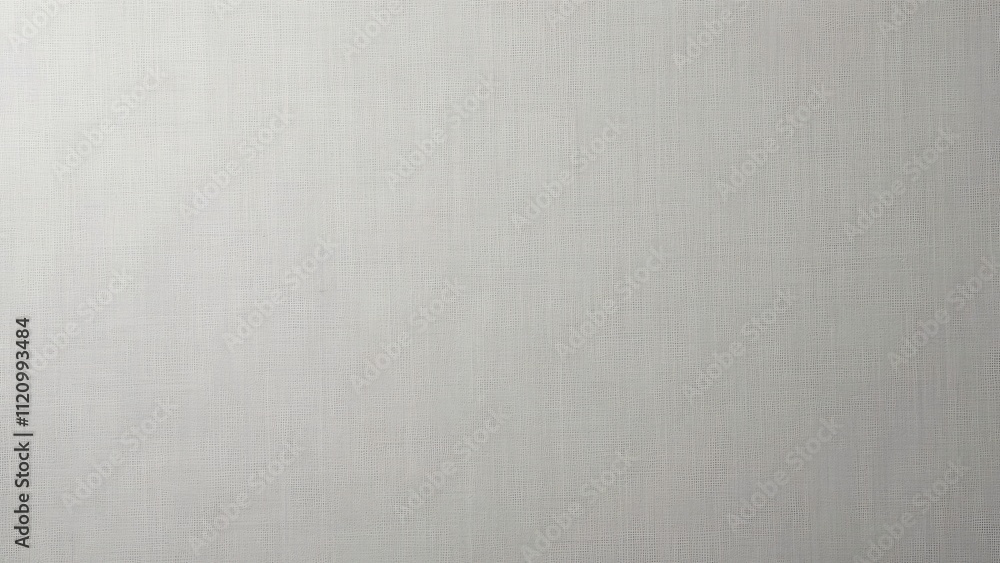 High-Resolution Light Gray Linen Fabric Texture, Photorealistic Top View Background for Design Projects