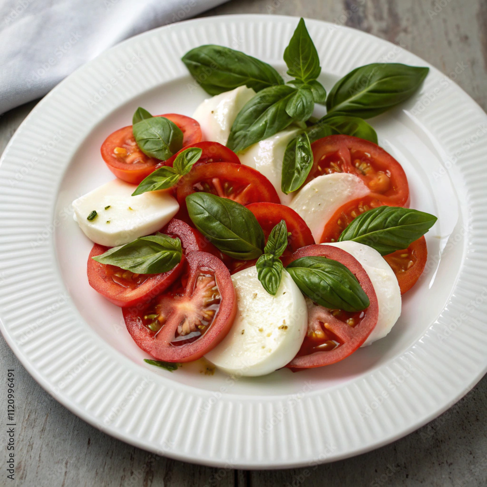 salad with tomatoes and mozzarella salad with tomatoes and mozzarella