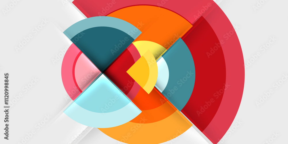 Techno circles and semi circles. Vector Illustration For Wallpaper, Banner, Background, Card, Book Illustration, landing page Techno circles and semi circles. Vector Illustration For Wallpaper, Banner, Background, Card, Book Illustration, landing page