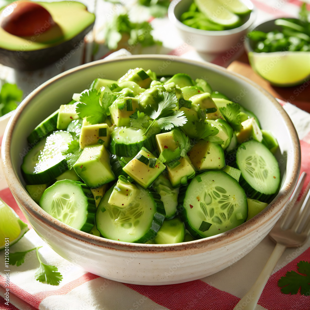 Creamy Avocado and Cucumber Salad Creamy Avocado and Cucumber Salad
