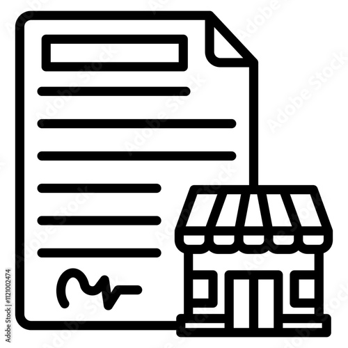 franchise agreement single icon
