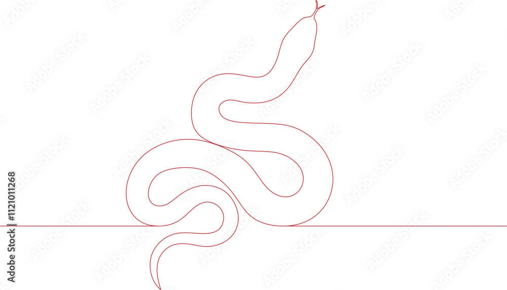 Year of snake 2025 Chinese new year line art style vector on transparent background Year of snake 2025 Chinese new year line art style vector on transparent background
