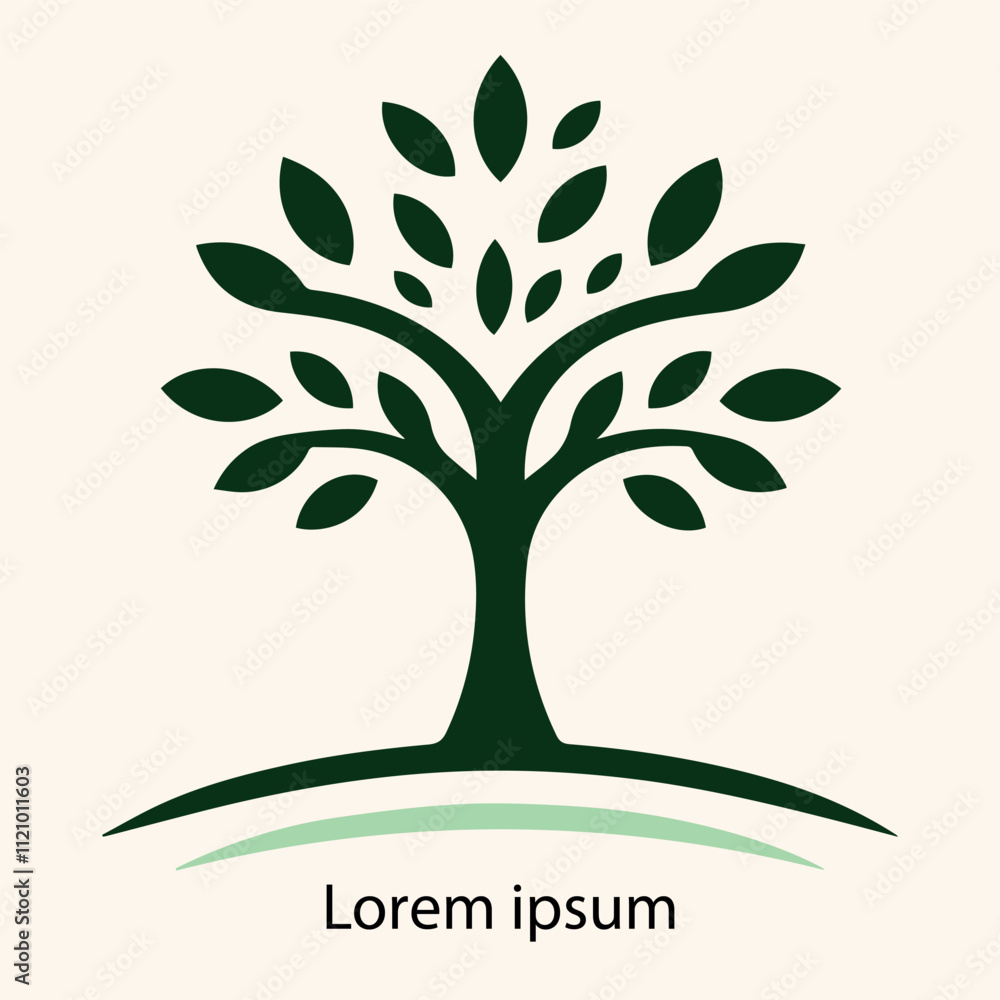 Obraz premium Natural tree logo