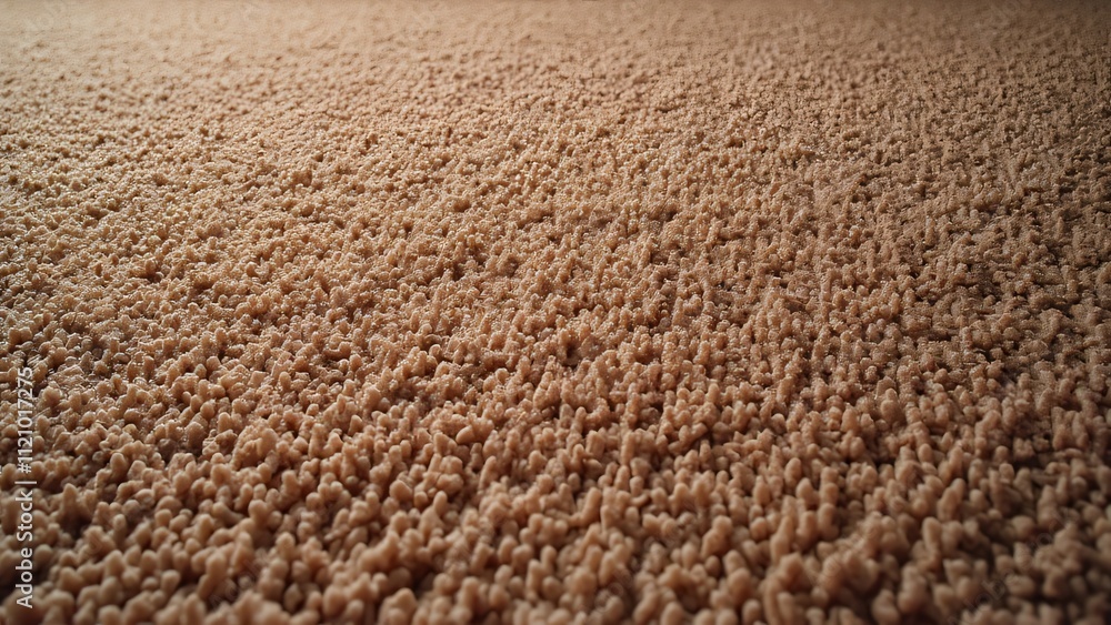 High-Resolution Brown Carpet Texture, Close-Up Top View of Soft, Shaggy Flooring Background High-Resolution Brown Carpet Texture, Close-Up Top View of Soft, Shaggy Flooring Background