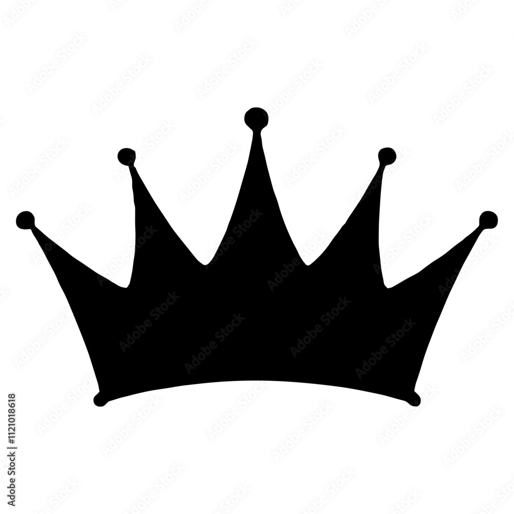 Royal crown black and white Royal crown black and white