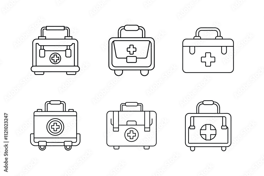 medical equipment icon line art vector illustration medical equipment icon line art vector illustration