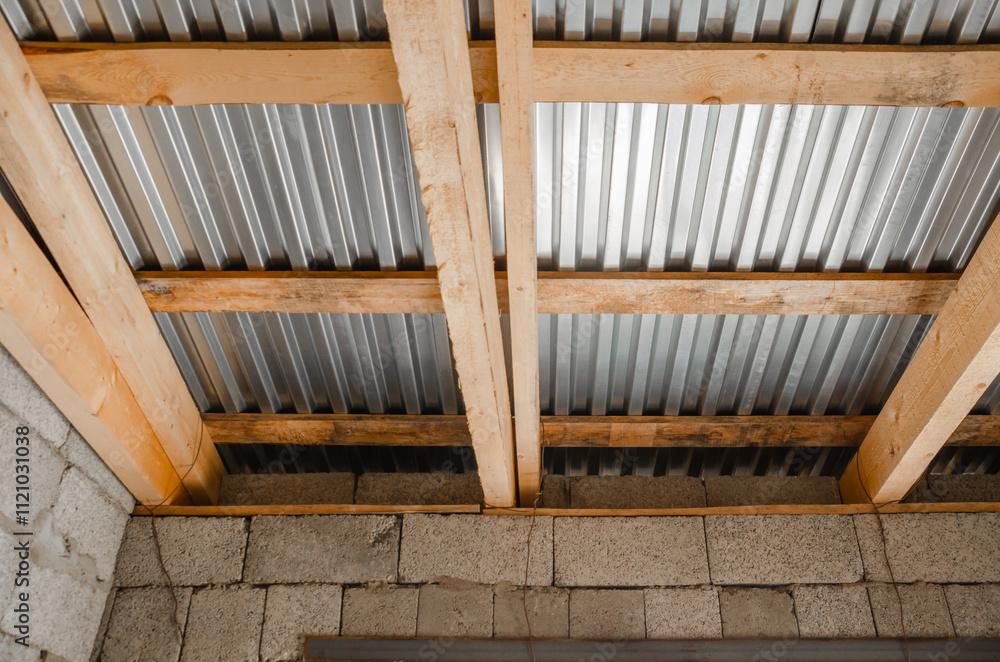 wooden beams, roof joists, rafter wooden structure wooden beams, roof joists, rafter wooden structure