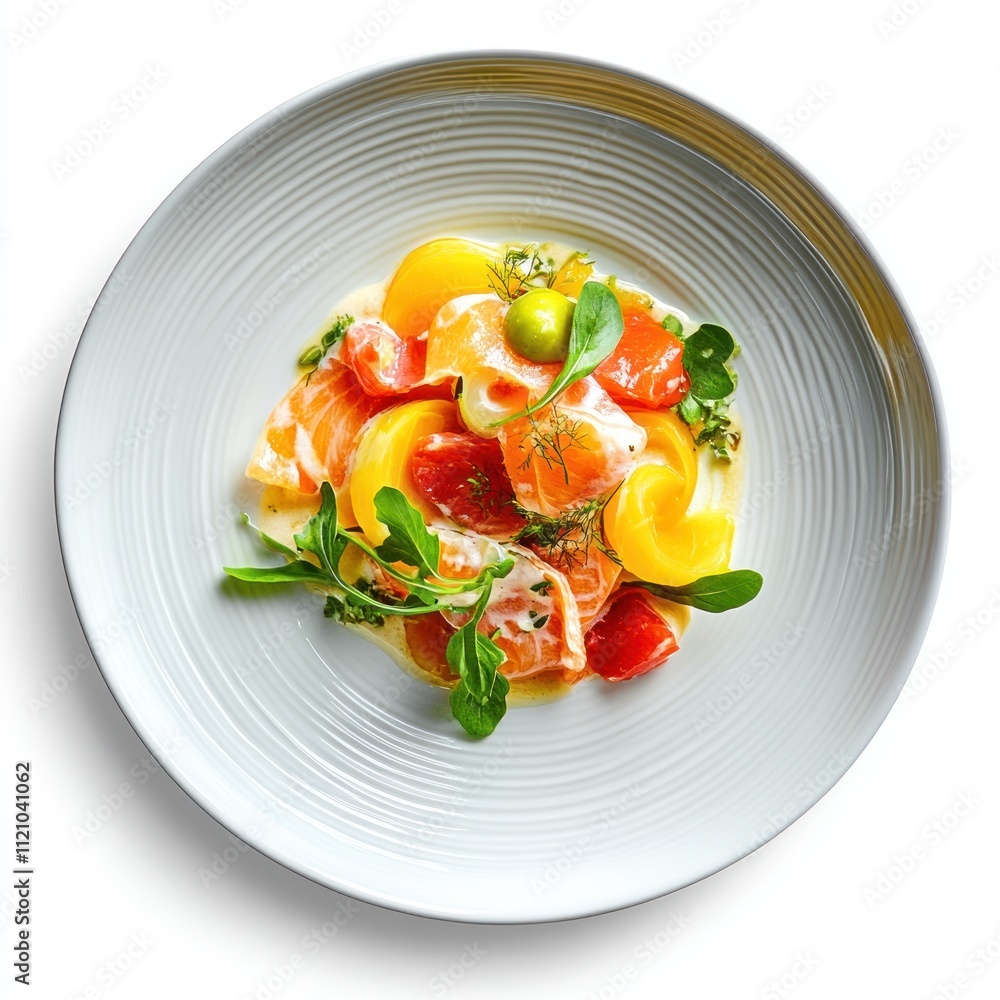 Gourmet Salmon Salad with Citrus and Herbs Gourmet Salmon Salad with Citrus and Herbs