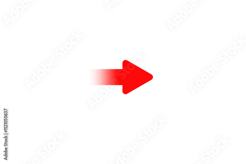 Red gradient arrow transparent Free Download Red gradient arrow transparent - GFXLoad