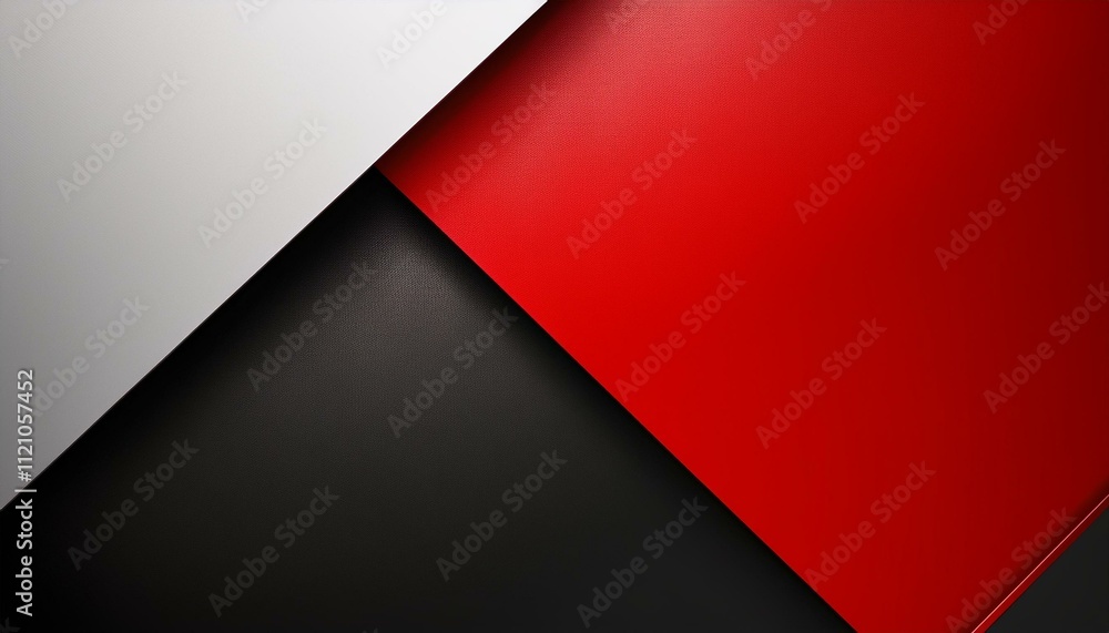 Template corporate banner concept red black grey and white contrast background. Generated image Template corporate banner concept red black grey and white contrast background. Generated image