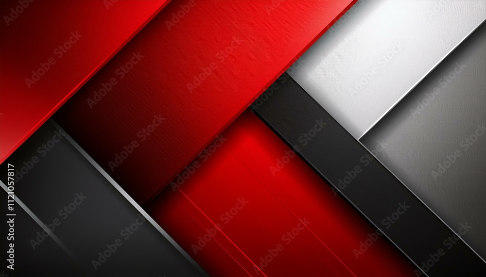 Template corporate banner concept red black grey and white contrast background. Generated image Template corporate banner concept red black grey and white contrast background. Generated image