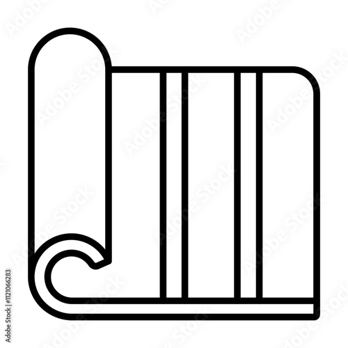 Yoga Mat Icon