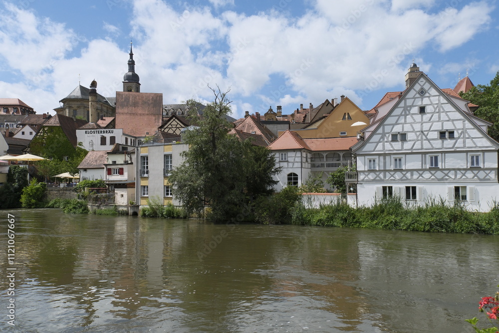 Historische Altstadt in der UNESCO-Weltkulturerbestadt Bamberg, Oberfranken, Franken, Bayern, Deutschland Historische Altstadt in der UNESCO-Weltkulturerbestadt Bamberg, Oberfranken, Franken, Bayern, Deutschland