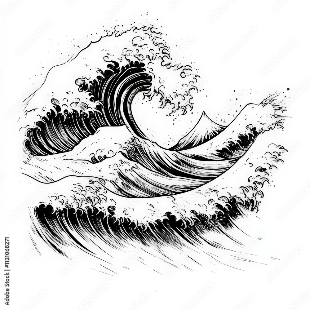 vector, wave, water, ocean, sea, design, illustration, grunge, black, pattern, art, nature, ornament, drawing, decoration, vintage, ink, tattoo, border, swirl, leaf, ornate, element vector, wave, water, ocean, sea, design, illustration, grunge, black, pattern, art, nature, ornament, drawing, decoration, vintage, ink, tattoo, border, swirl, leaf, ornate, element