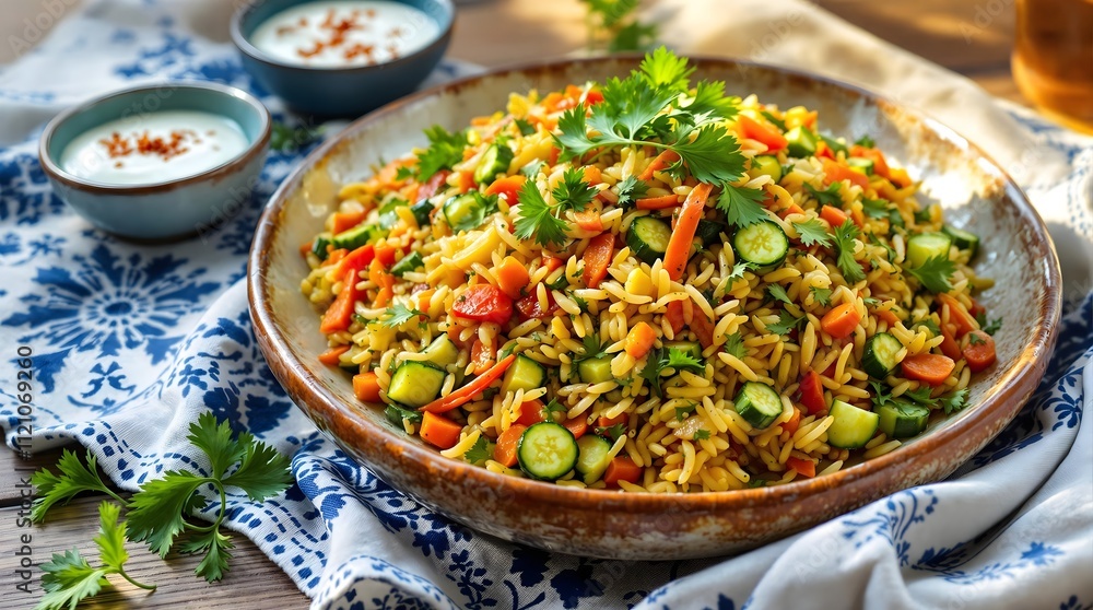 Cucumber and Carrot Pilaf with Fresh Dill – Bodring va Sabzi Osh (Turkmenistan Cuisine) Cucumber and Carrot Pilaf with Fresh Dill – Bodring va Sabzi Osh (Turkmenistan Cuisine)