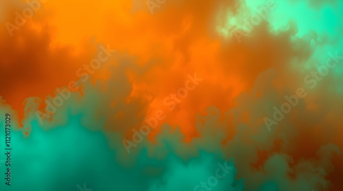 Colorful abstract clouds digital art visual content creative environment aerial perspective artistic expression