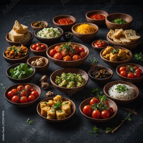 Unique appetizers inspired by global cuisines.

