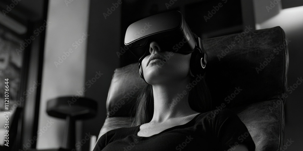 Fototapeta premium High-Tech VR Gaming Immersion