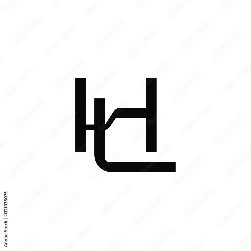 HL monogram logo design letter text name symbol monochrome logotype alphabet character simple logo HL monogram logo design letter text name symbol monochrome logotype alphabet character simple logo