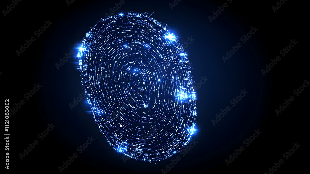 A colorful, glowing digital fingerprint depicted in glass that emphasizes the complexity of cybersecurity and biometric technology A colorful, glowing digital fingerprint depicted in glass that emphasizes the complexity of cybersecurity and biometric technology