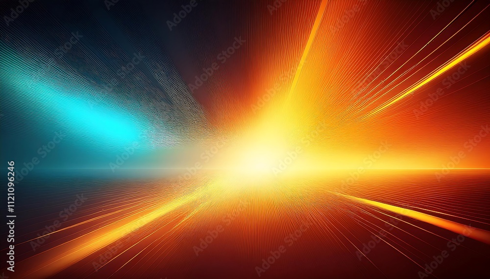 Abstract burst of light and color in motion. Abstract burst of light and color in motion.