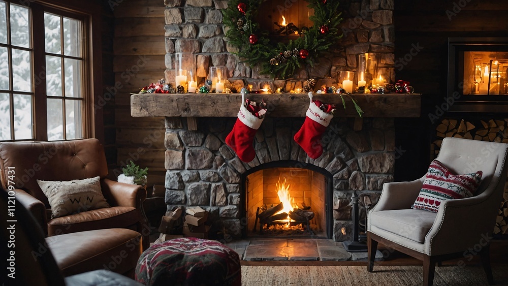 A magical winter wonderland playground with a snow-covered ground, kids playing on swings, and a Santa Claus figure giving gifts A magical winter wonderland playground with a snow-covered ground, kids playing on swings, and a Santa Claus figure giving gifts