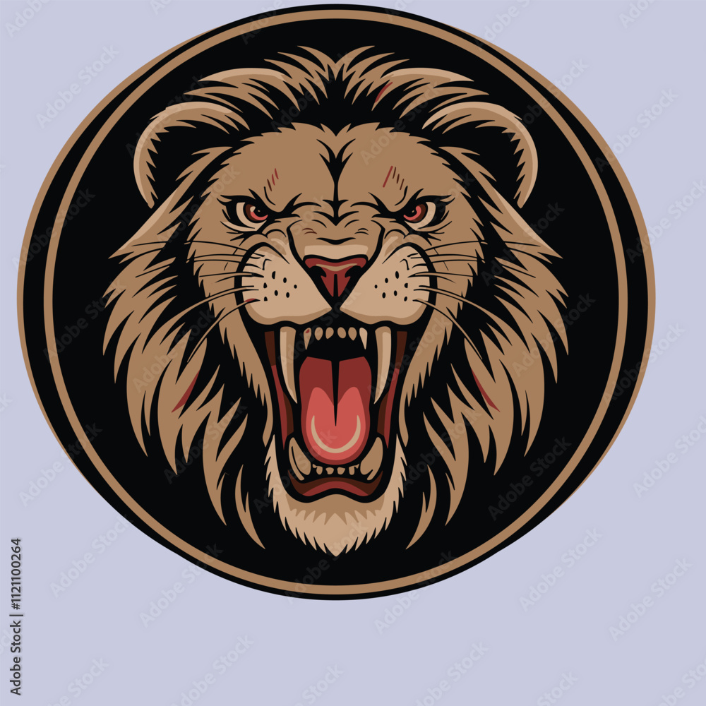 Obraz premium lion animal vector