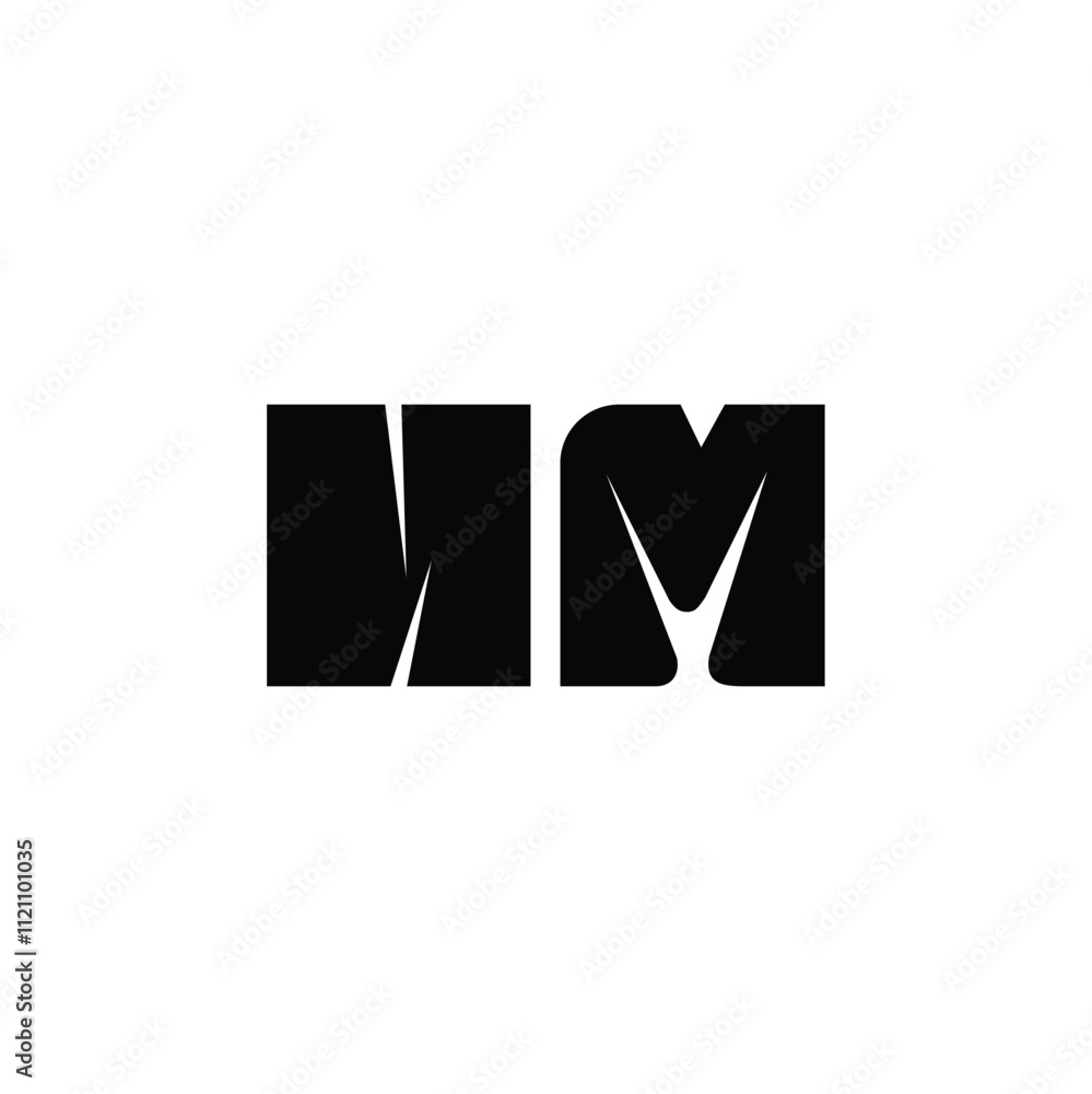 HM monogram logo design letter text name symbol monochrome logotype alphabet character simple logo HM monogram logo design letter text name symbol monochrome logotype alphabet character simple logo