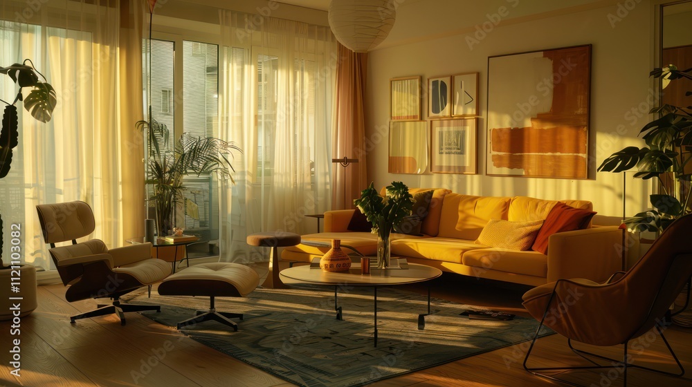 Fototapeta premium living room with various design concepts