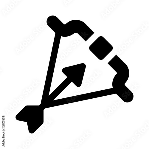 Bow String glyph icon
