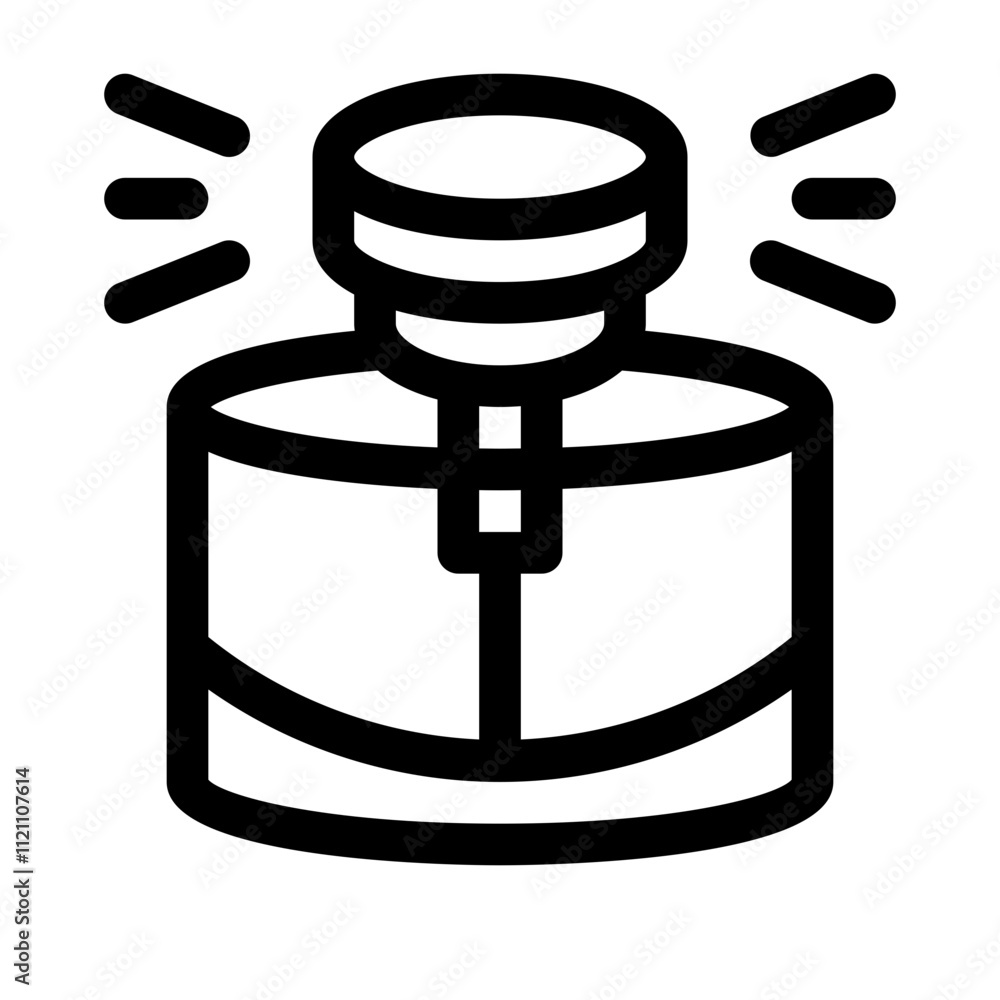 Perfume Bottle line icon Perfume Bottle line icon
