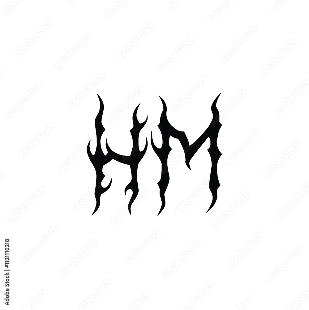HM monogram logo design letter text name symbol monochrome logotype alphabet character simple logo HM monogram logo design letter text name symbol monochrome logotype alphabet character simple logo