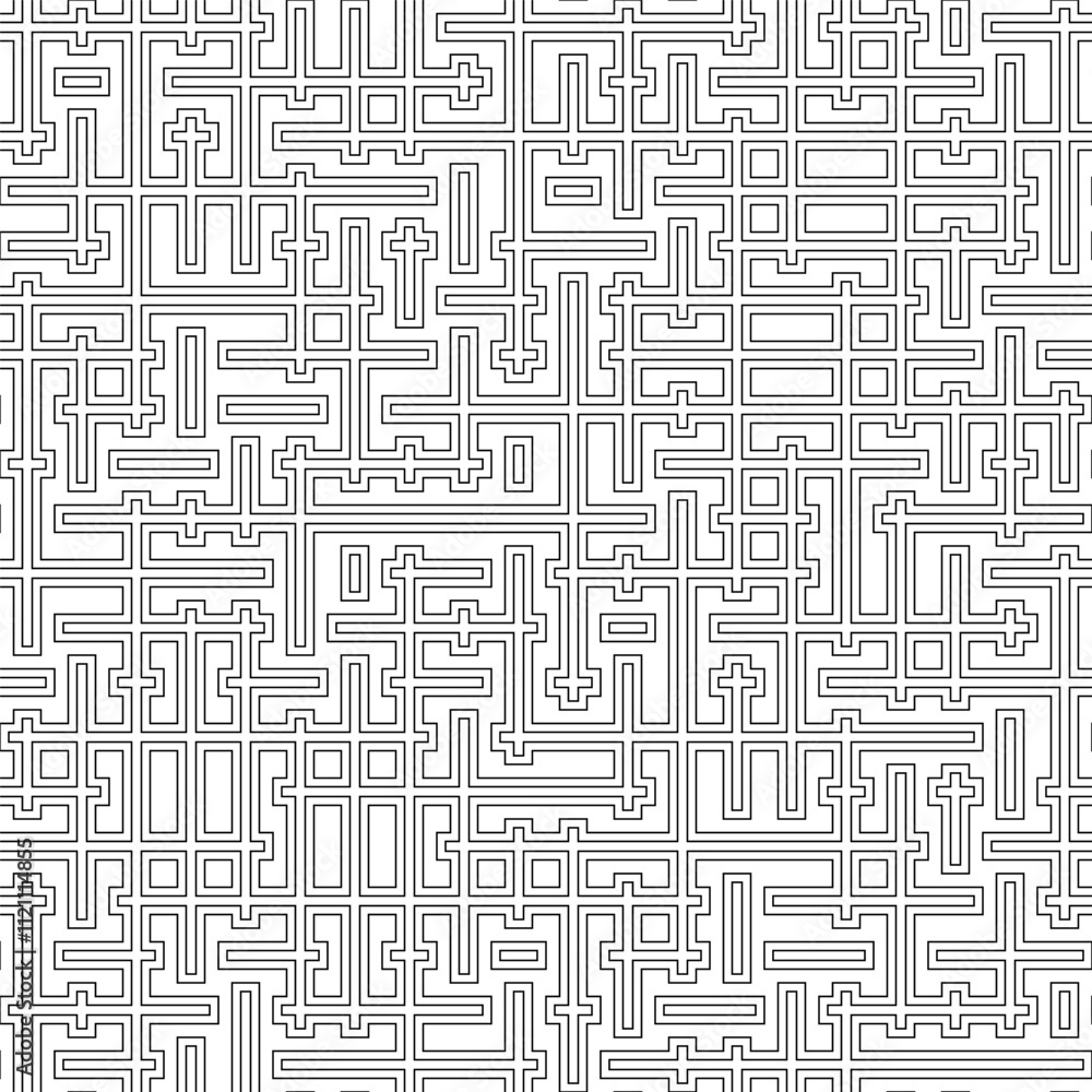 Abstract geometric pattern. Seamless background. Template for packaging, texture, cover, clothing, interior design and creative idea Abstract geometric pattern. Seamless background. Template for packaging, texture, cover, clothing, interior design and creative idea