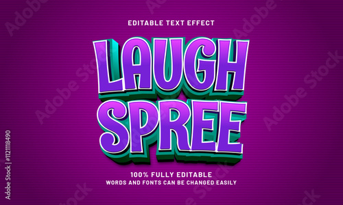 laugh spree editable text effects with a nice and happy theme