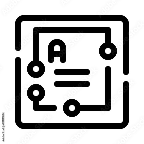 Smart Contract line icon
