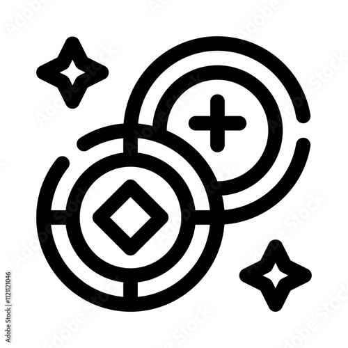 Token line icon