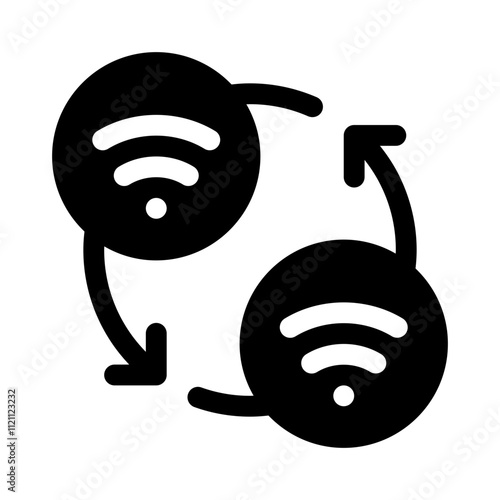 Peer glyph icon
