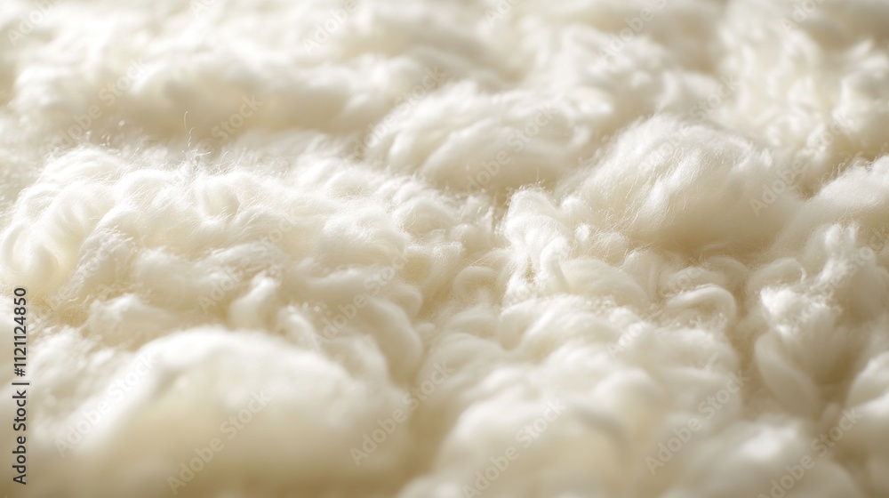 Soft Fluffy White Sheep Wool Fiber Texture Background Soft Fluffy White Sheep Wool Fiber Texture Background