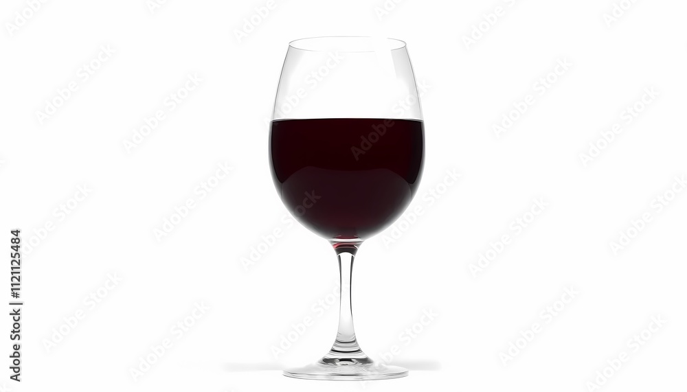 Red Wine Glass Isolated (Full Depth of Field) Red Wine Glass Isolated (Full Depth of Field)